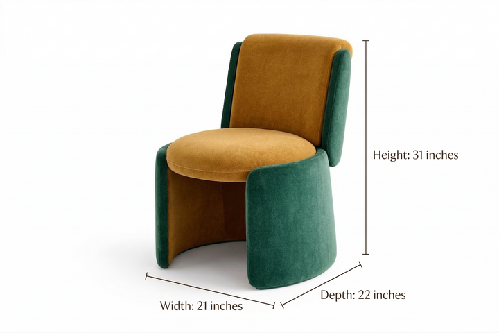 Orion Velvet Accent Chair