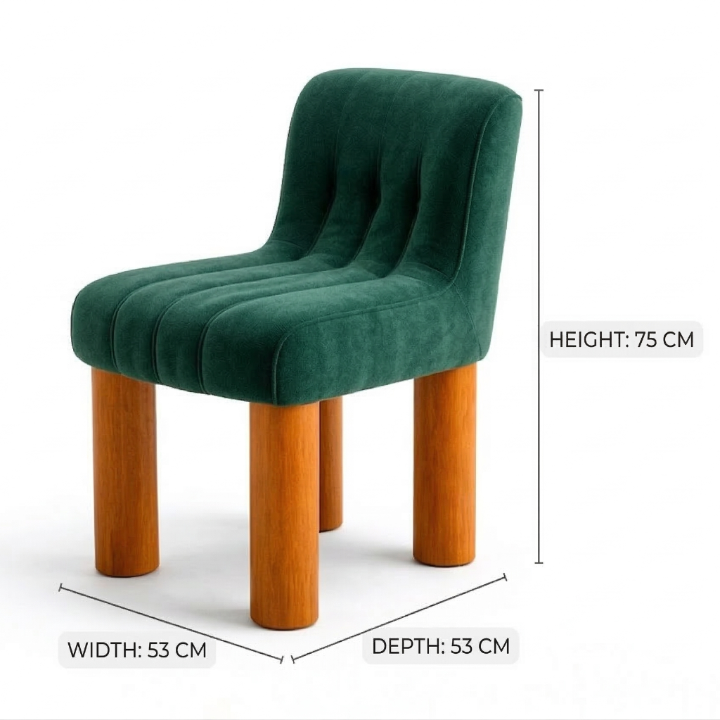 Arlo Upholstered Wooden Chair