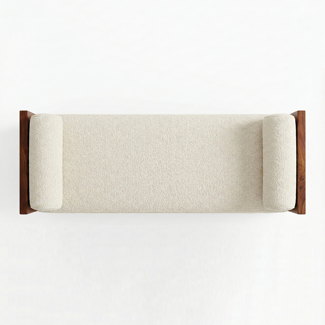 Modern Solid Wood Bench