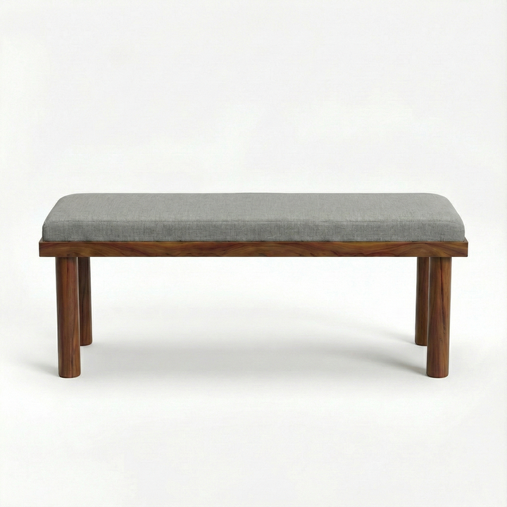 Natural Wood Comfort Bench