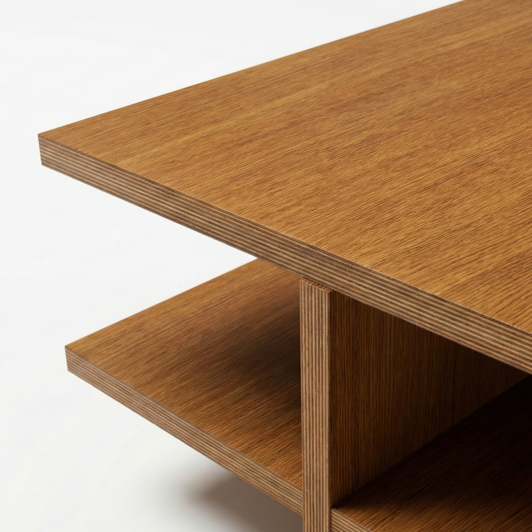 Modern Multi-Level Open Coffee Table