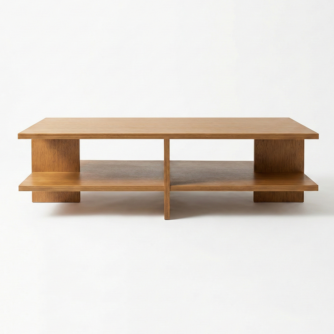 Modern Multi-Level Open Coffee Table