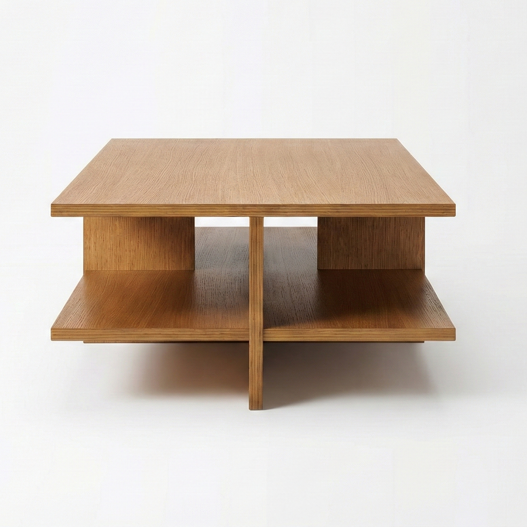 Modern Multi-Level Open Coffee Table