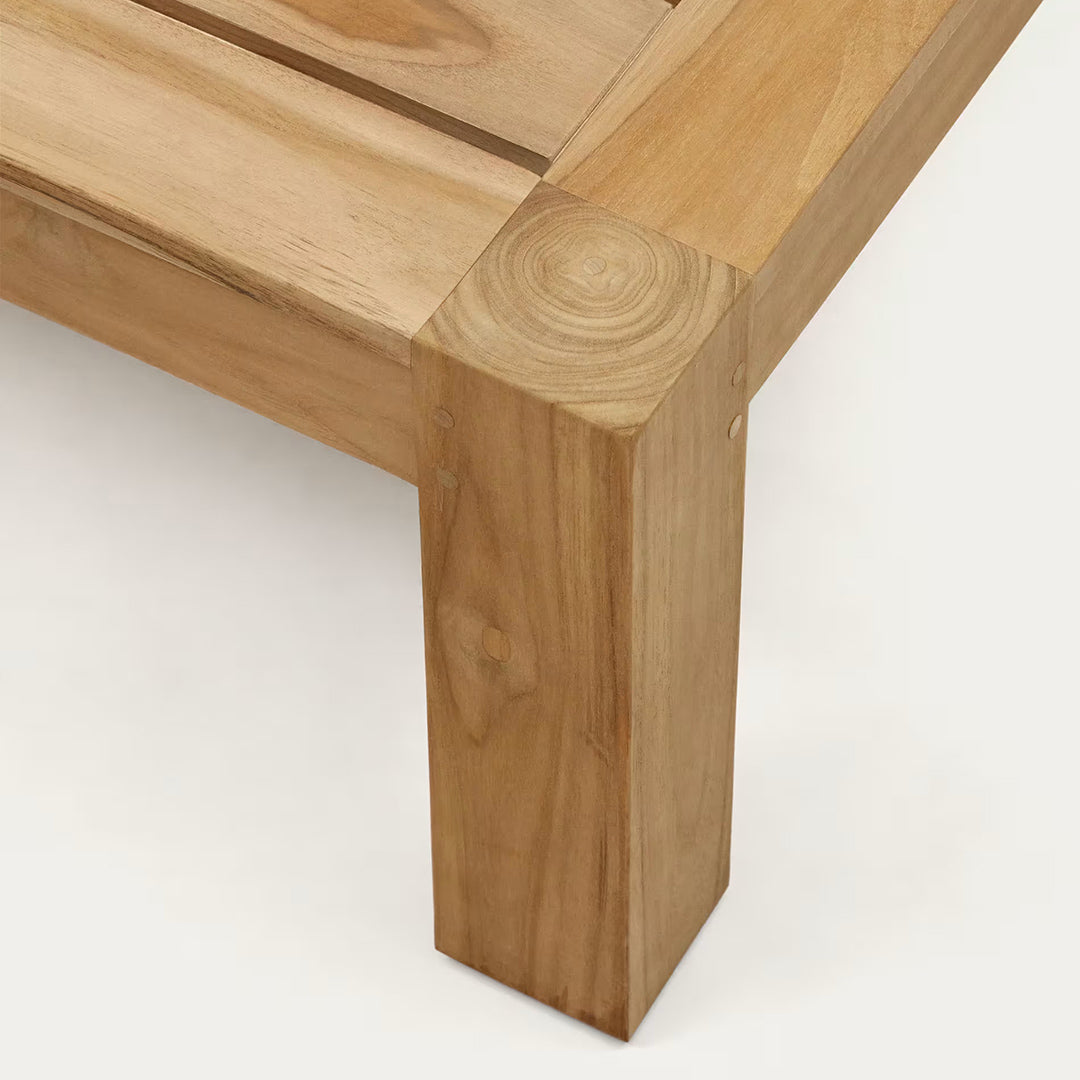 Slatted Solid Wood Coffee Table