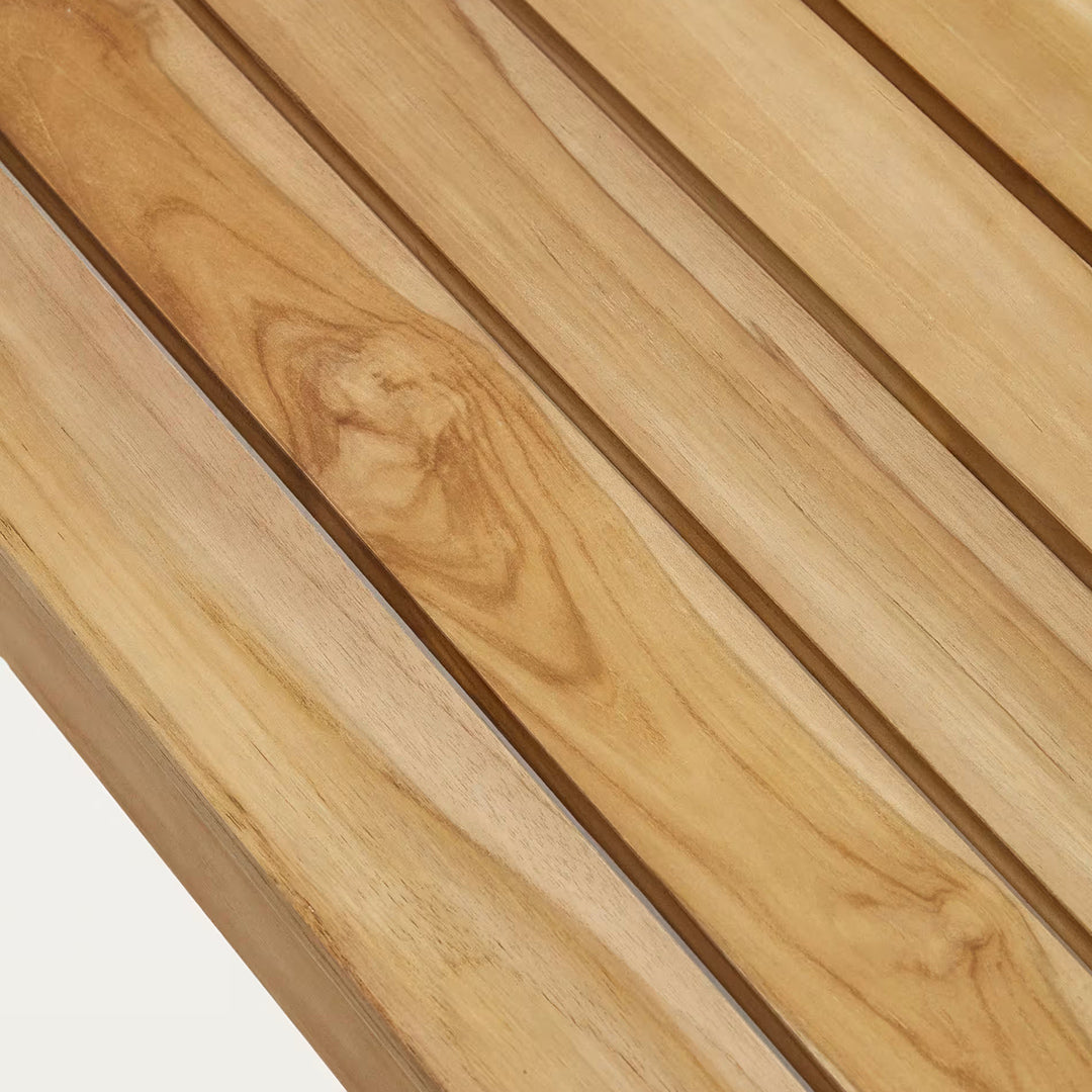 Slatted Solid Wood Coffee Table
