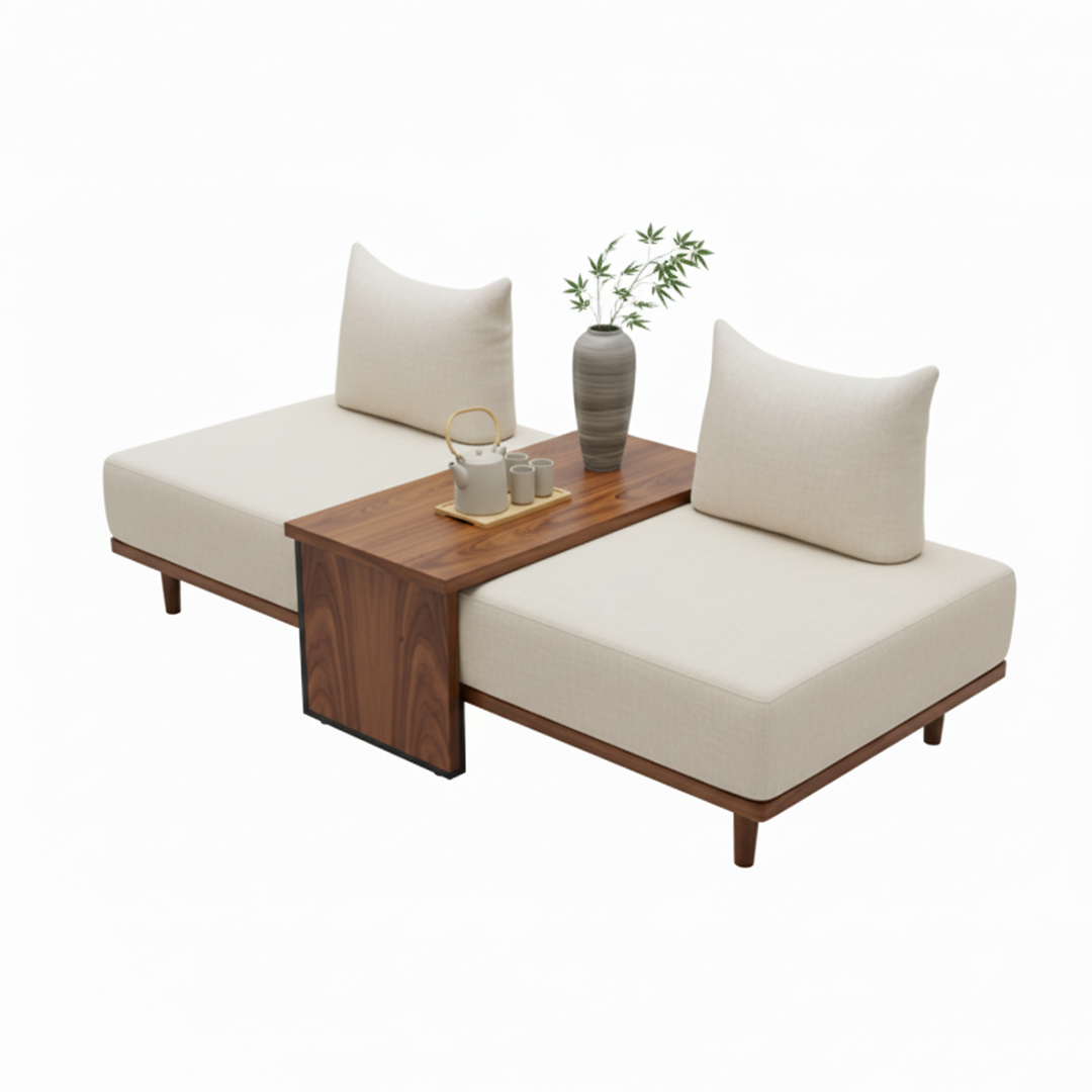 Premium Accent Low Seating Sofa Cum Bed