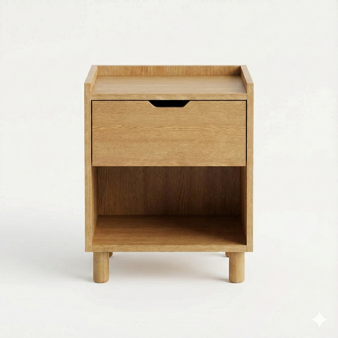 Classic Wooden Bedside Table