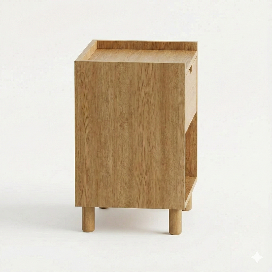 Classic Wooden Bedside Table