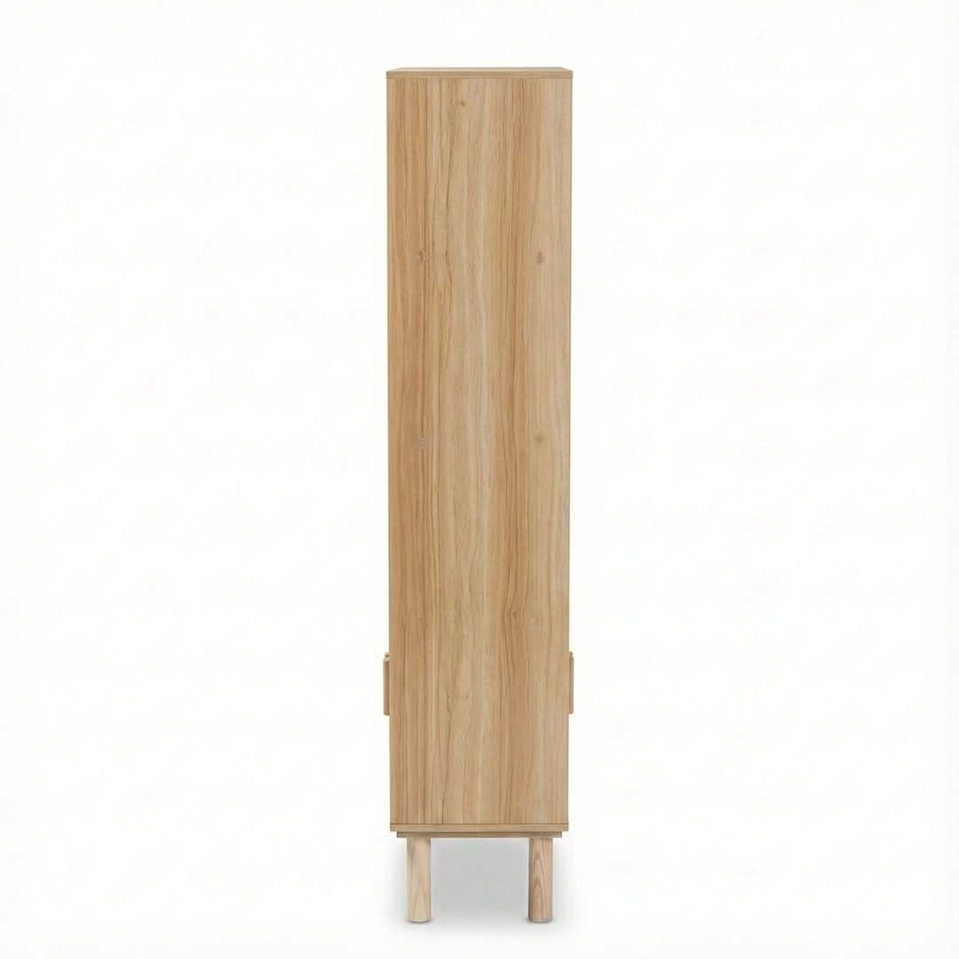 The Coastal Cane Storage Bookcase
